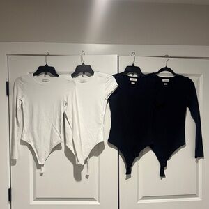 Wilfred Black and White Short Sleeve Bodysuits